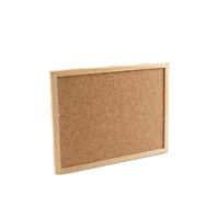 Genérico - Pizarra Corcho 60X90 Marco Madera Café