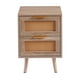 thumbnail image 3 of Pack 2 Veladores Wood Brown 2 Cajones Y Rattan - Mesa De Noche, 3 of 3