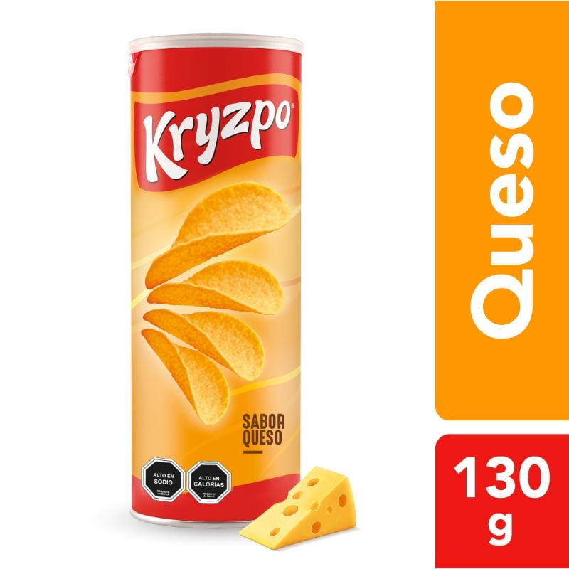 Papas Fritas Tarro Queso 130 g Kryzpo