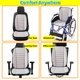 thumbnail image 5 of Cojín para Asiento de Coche kingphenix de Espuma Viscoelástica Gris, 5 of 9
