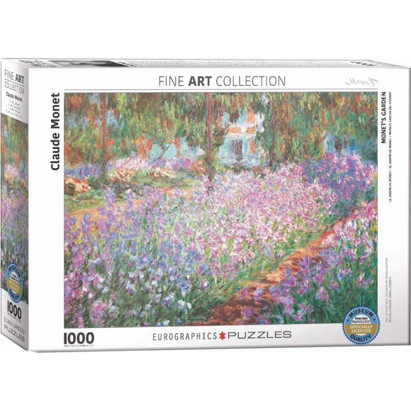 Puzzle Eurographics El jardín del artista de Claude Monet 1000 piezas