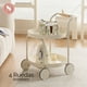 thumbnail image 3 of Carro Bar Vintage 2 Pisos Mesa Lateral con ruedas, 3 of 10