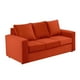 thumbnail image 2 of Sofa Kendy 3c Felpa 30 Naranja, 2 of 6