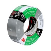 Cinta De Tela Para Ductos Dt11 3M, 48 Mm X 54,8 M. Plateado