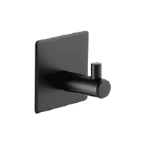 Genérico - Ganchos Adhesivos Colgador Perchero Baño Cocina Acero Inoxidable Negro