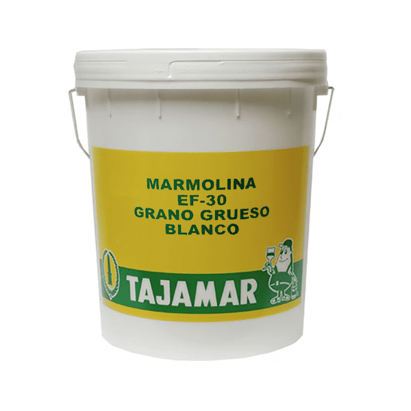 Pinturas Tajama - Marmolina Ef 30 Blanco Tn Grano Grueso