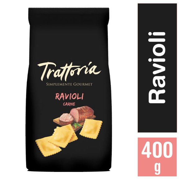 Fideo Pasta Ravioli Carne Bolsa, 400 g