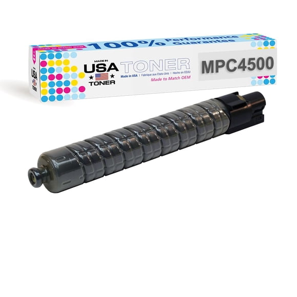 Tóner compatible de reemplazo MADE IN USA para Ricoh Aficio MP C3500, MP C4500 (negro)