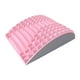thumbnail image 5 of Camilla para cuello y espalda, dispositivo relajante lumbar, masajeador de espalda baja con soporte lumbar, crujidor de espalda para silla, coche, Rosa, 5 of 5