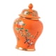 thumbnail image 4 of Tarro De Jengibre De Cerámica De 7 Pulgadas, Jarrón, Tapa Hermética, Tarro De Almacenamiento De Alimentos, Decoración Del Hogar, Naranja, 4 of 5