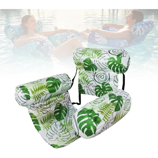 Silla flotante piscina hinchable tumbona asiento respaldo playa lago