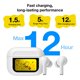thumbnail image 3 of Auriculares DCHK Inalámbricos BT 5.4 con Cancelación de Ruido IPX4, 3 of 8
