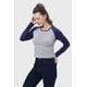 thumbnail image 2 of Polera Mujer Bicolor Azul, 2 of 4