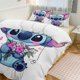 thumbnail image 2 of Stitch And Flower Balloon 3 Pieces Duvet Cover Set Full Size Super Soft Fade Resistant Microfiber, 2 of 4