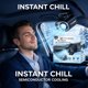 thumbnail image 2 of Ventilador clip coche pantalla LED 16°C semi enfriamiento USB recargable 360° 199 velocidades, 2 of 8