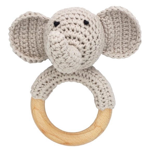 Sonaja para bebé Joliecraft Woodland Friends de 5 pulgadas