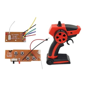 Bothyi - Placa Receptora Y Transmisor De Control Remoto De 4 Vías Para Camiones Modelo De Coche Rc Rojo