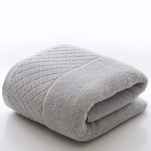 Aura Zeus - Toallon Grande De Baño 100 X 140 Algodon 550Gr Playa Mano Gris Az