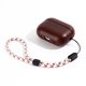 thumbnail image 2 of Funda de cuero Maogoam para AirPods Pro 3 2025, rojo marrón, 2 of 7
