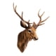thumbnail image 1 of Montaje En Pared Cabeza De Ciervo Cabeza De Ciervo Cabeza De Animal Ciervo Marrón Buck Placa De Cabeza Falsa, 1 of 5