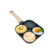 thumbnail image 3 of Sartén multiusos con 4 divisiones para huevos, hamburguesas y hot cakes, gris, 3 of 3
