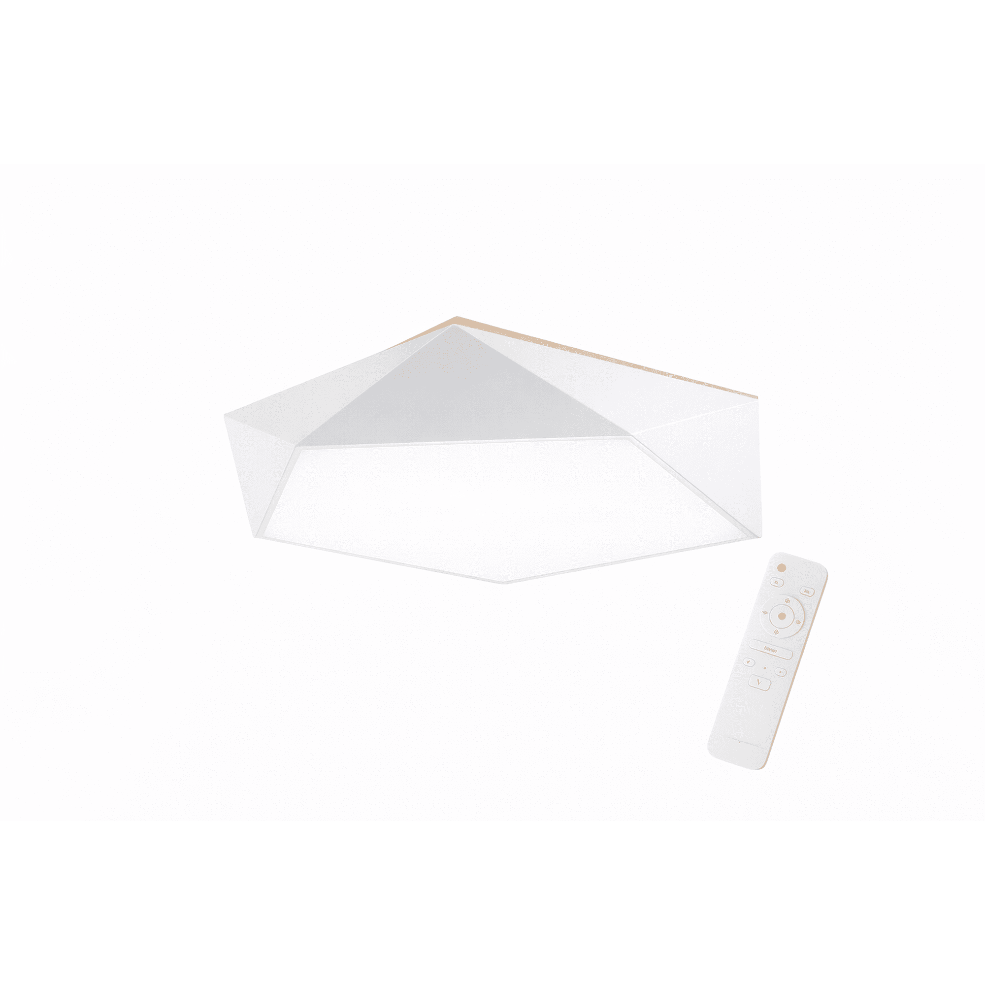 Space Home - Plafón Led Pentagonal Konnergie Ukdah 40cm 3000k 4000k 6000k