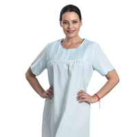 Mon Amour - Camisa Popelina Con Broderie Manga Corta