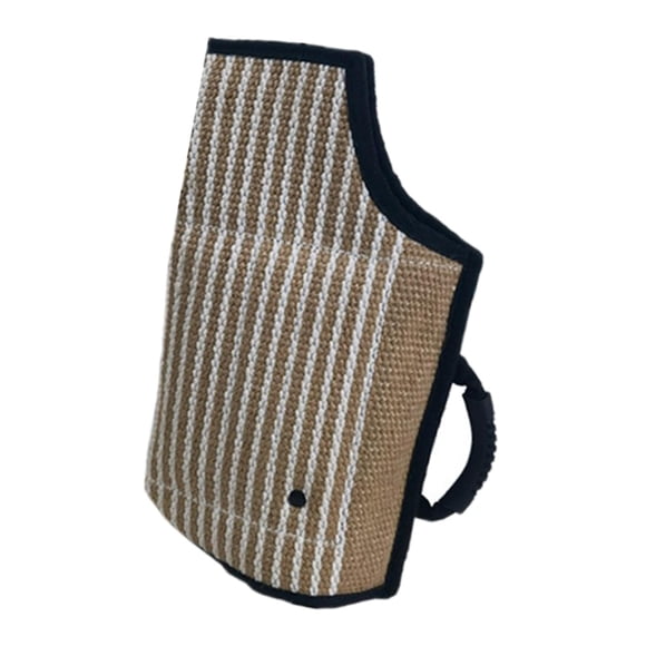 Durable Manga Juguetes Equipo Seguro Acolchado Morder Manga Suave Yute Cubierta Tug para Entrenamiento Pastor Protección Schutzhund Negro