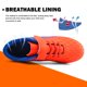 thumbnail image 5 of Botas de fútbol brooman 12 naranja y azul para niños - exterior, 5 of 7
