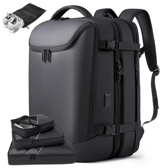 Mochila de viaje TANGCORLE 50L Carry on con 3 cubos de embalaje