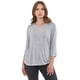 thumbnail image 1 of Polera Mujer Manga Larga Gris Melange Corona, 1 of 5