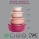 thumbnail image 2 of Prep Bowls COOK WITH COLOR, juego de 8 piezas para anidar anchas y profundas, 2 of 9