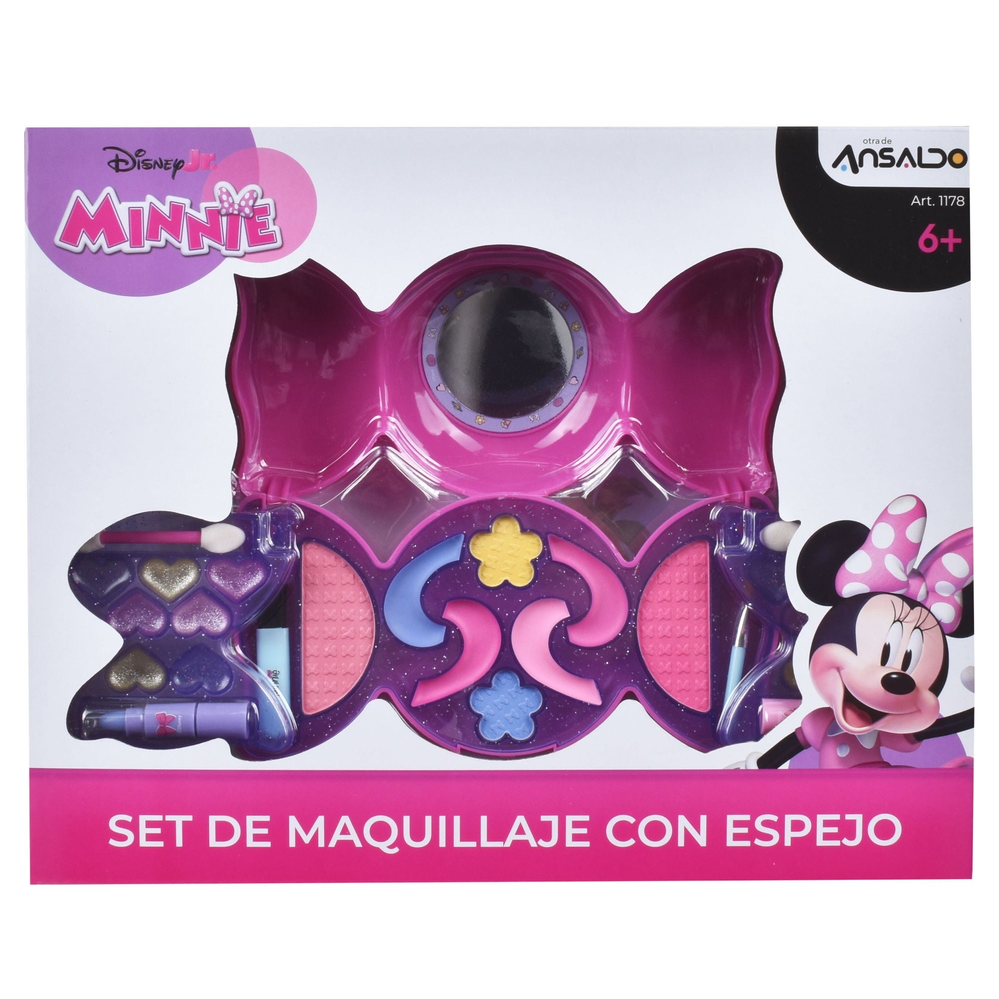 Maquillaje Infantil Con Espejo Minnie