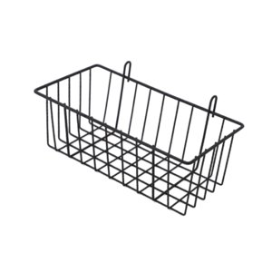 Magideal - Cesta De Almacenamiento Colgante De Alambre De Metal, Cesta De Almacenamiento Y Exhibición De Pared, Organizador De Cocina De Hierro, Cesta De Rejilla S