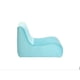 thumbnail image 3 of Sofa Komodo 1 Cuerpo Felpa Turquesa, 3 of 4