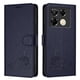 thumbnail image 5 of Funda tipo cartera FOXDOCK para infinix Note 40 Pro 4G con soporte, ranuras, RFID, diseño de gato, 5 of 5
