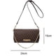 thumbnail image 2 of Bolso pequeño cuadrado a cuadros con estampado retro de moda, bolso bandolera versátil con cadena de un solo hombro, 2 of 5