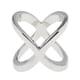 thumbnail image 4 of únicos clips de la bufanda de la gasa de seda anillos de forma cruzada sostenedor de la joyería s de plata, 4 of 4