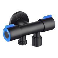 Magideal - Válvula En T De Bidé De Inodoro De Salida Múltiples Vueltas Válvula De Cierre De 3 Vías Válvula De Ángulo Manguera Desviador De , Estilod