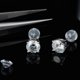 thumbnail image 5 of Aretes TOPFOOK 5 mm Moissanite en Plata 925, 5 of 6