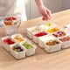thumbnail image 2 of Bandeja para servir comida MineSign, caja dividida para aperitivos con asa, 2 of 3
