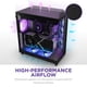 thumbnail image 5 of Funda NZXT H6 Flow RGB Mid-Tower con 3 ventiladores RGB, color negro, 5 of 9