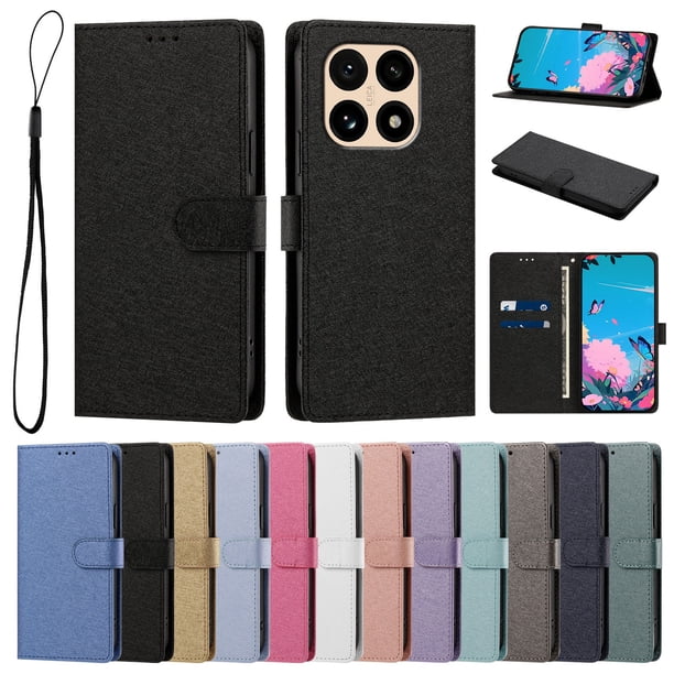 Funda Cartera de PU para Xiaomi 15T con Tarjetas, Negro