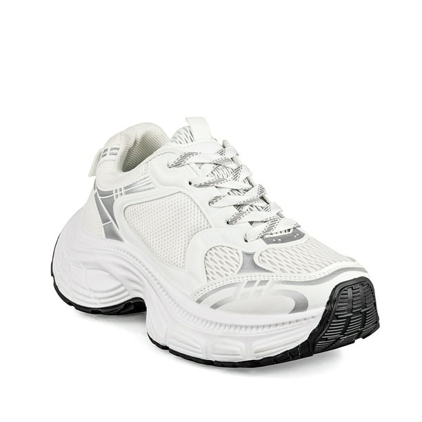 Zapatilla Deportiva Plataforma Mujer Blanco Weide LT615 Mujer