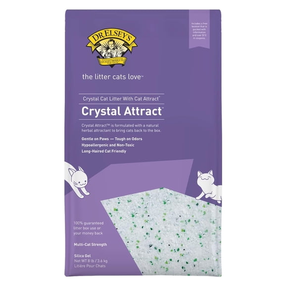 Arena para gatos Dr. Elsey's Crystal Attract Silica, 3,6 kg