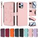 thumbnail image 3 of Funda Cartera Mariposa para [iPhone 13 Pro Max] con Soporte y Cremallera Rosa, 3 of 6