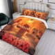 thumbnail image 3 of Sausage Party: Foodtopia Conjunto de sábanas temático, trío de piezas, cómodo y amigable con la piel, diseño único, regalo de decoración para el hogar para familiares, amigos y fans,135cm *200cm, 3 of 6