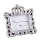 thumbnail image 2 of Marco De Fotos De Resina Con Forma De Corona Con Soporte, Marco De Fotos De Escritorio Con Pantalla Novedosa, Plateado, 2 of 3
