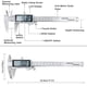 thumbnail image 4 of Pinza digital LOUISWARE IP54 de acero inoxidable impermeable, 4 of 8