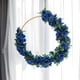 thumbnail image 5 of Guirnalda artificial de rosas y flores falsas de 16 pies, 2 unidades, color azul, 5 of 6